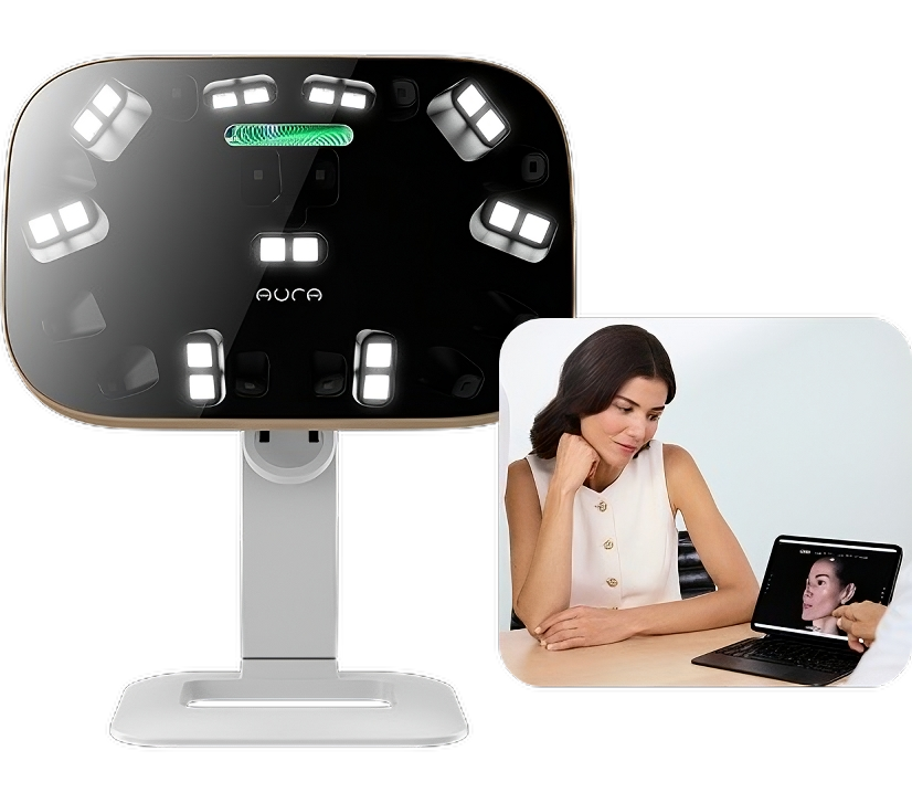 Aura 3D Face Analysis imaging device at Ms.Injector Medical Spa